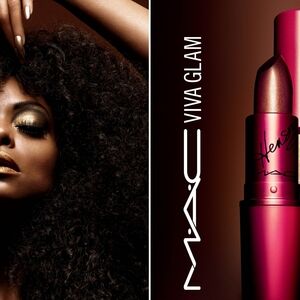 BNIB MAC COSMETICS VIVA GLAM TARAJI P HENSON 2 LIPGLASS